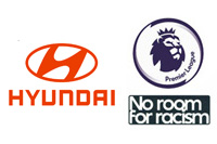 Premier League Badge&&No Room For Racism&Hyundai Sponsor